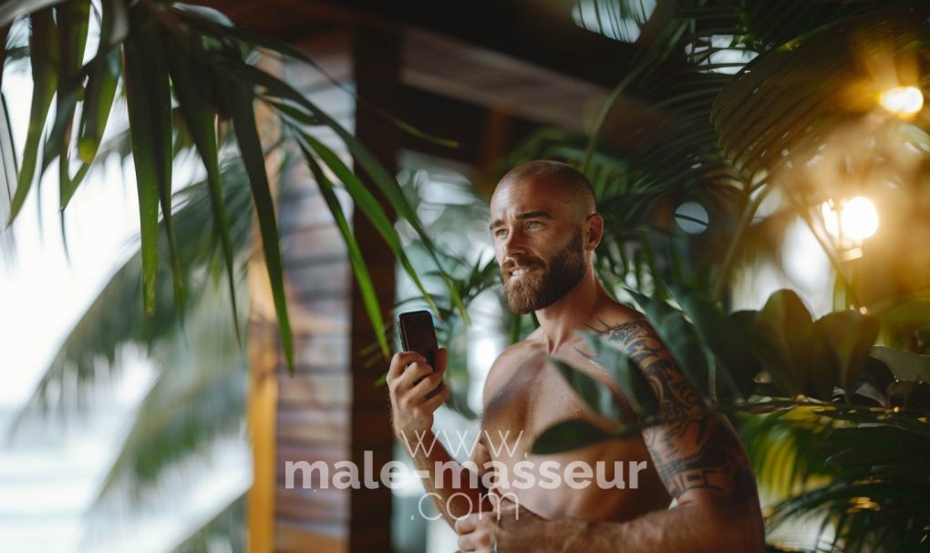 Fernando de Brasil al teléfono