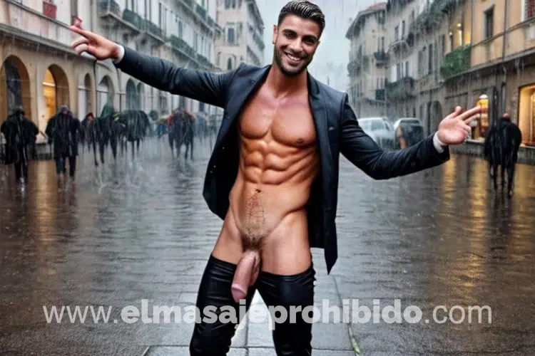 Masaje con lluvia en Barcelona