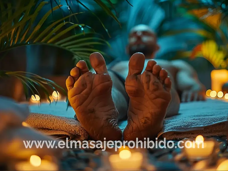 Masaje de pies tropical