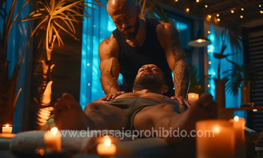 Energia sexual y masaje gay discreto en Barcelona