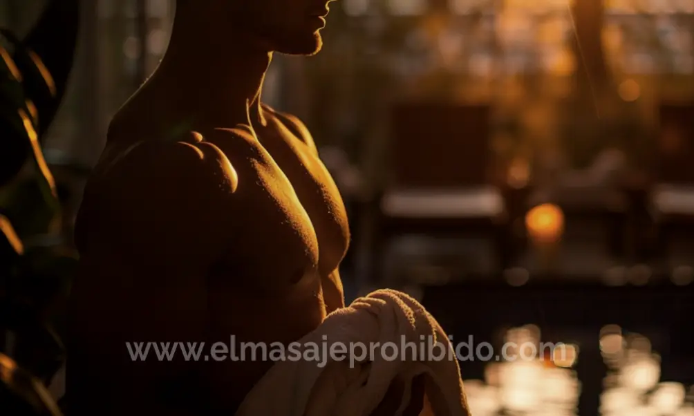 Masaje nudista gay en Barcelona — contacto íntimo entre hombres