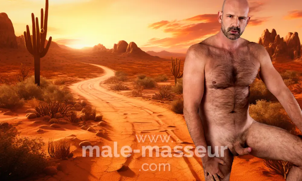 Masajista erótico gay en sesión privada de placer en Barcelona