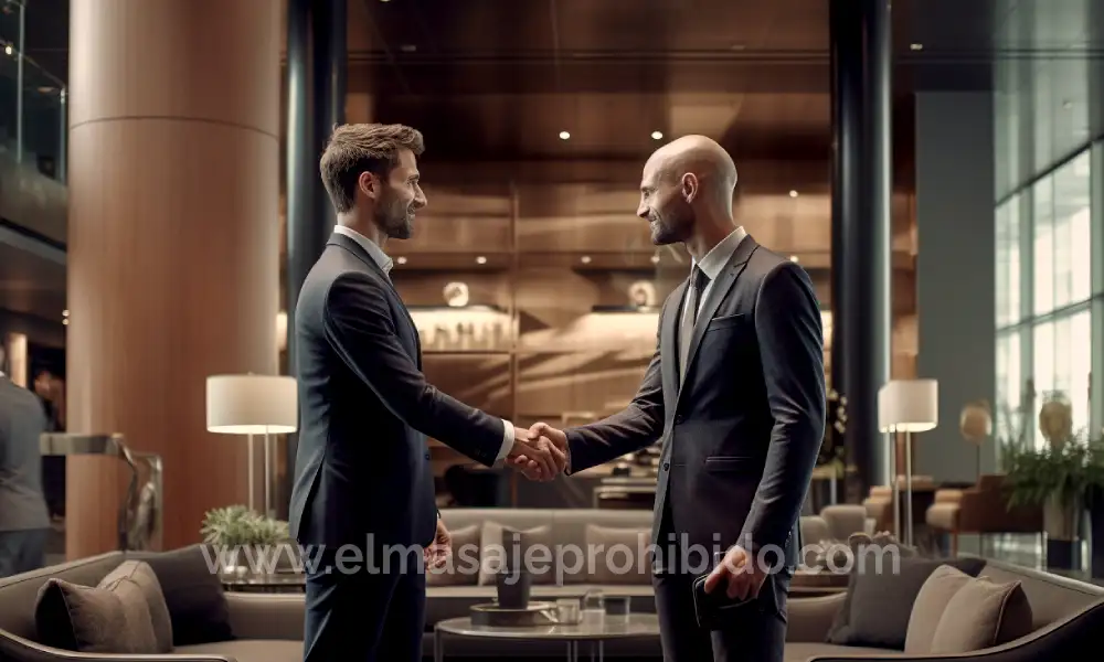 masajista gay esperando en habitación de hotel en Barcelona