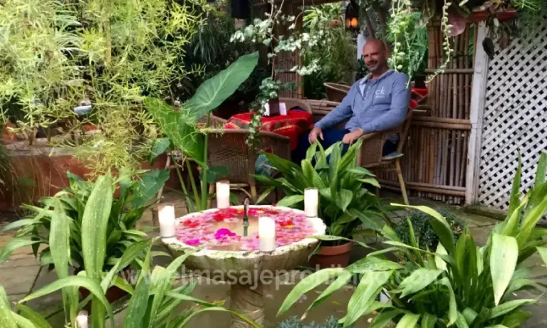 Jardin secreto masculino para masajes gay en Barcelona